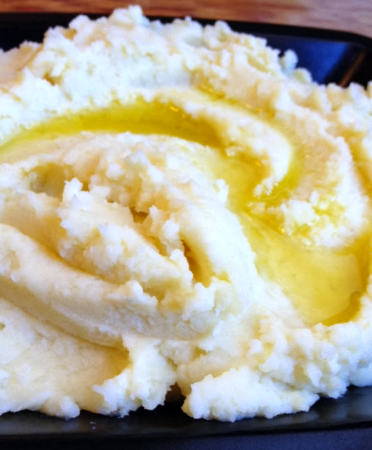 Greeked up Olive Oil Mashed Potatoes